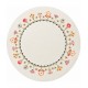 Lugar Americano 38cm Flora Vintage Off White PVC